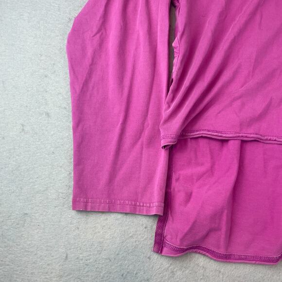 Free People Movement Magenta Disco Womens Sz S Shirt Long Sleeve - Picture 2 of 12